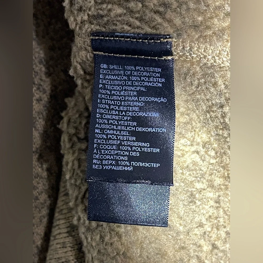 The North‎ Face Mustard Yellow Half-Zip Fleece